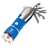 Stalwart 12 in 1 Emergency Safety Multi Tool and LED Flashlight - BLUE