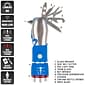 Stalwart 12 in 1 Emergency Safety Multi Tool and LED Flashlight - BLUE