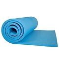 Wakeman Outdoors Super Light Luxury Foam Camping Sleep Mat - LT BLUE