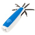 Stalwart 8 in 1 LED Flashlight with Tools - Blue
