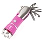 Stalwart 12 in 1 Emergency Safety Multi Tool and LED Flashlight - PINK