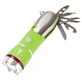 Stalwart 12 in 1 Emergency Safety Multi Tool LED Flashlight - GREEN