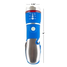 Stalwart 12 in 1 Emergency Safety Multi Tool and LED Flashlight - BLUE