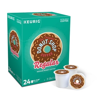 Donut Shop® Coffee, Keurig® K-Cup® Pods, Medium Roast, 24/Box (DIE60052101)
