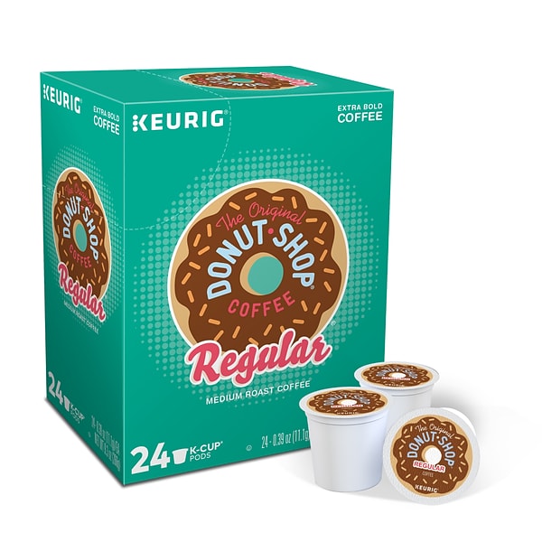 The Original Donut Shop Coffee, Keurig® K-Cup® Pods, Medium Roast, 24/Box (DIE60052101)