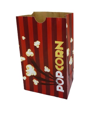 Gold Medal 2232E 130 oz. Eco-Friendly Laminated Popcorn Bag; 500/carton