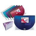 Better Office Products Poly Plastic 7 Pocket Expanding; 12/Pack