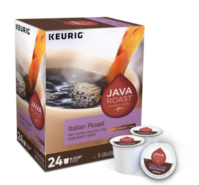 Java Roast Italian Roast Coffee, Keurig® K-Cup® Pods, Dark Roast, 24/Box (55238)