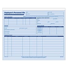 Adams 1 Part Employee Personal Files, 20/Pack (9287ABF)