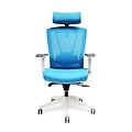 ActiveChair Mesh and Fabric Gaming Chair Blue Single IN13B