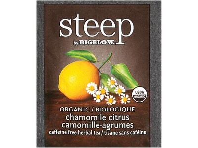 Steep Herbal Tea Bags, 20/Box (17707)