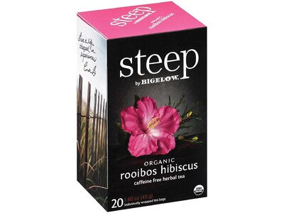 Steep Herbal Tea Bags, 20/Box (17713)