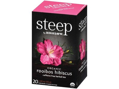 Steep Herbal Tea Bags, 20/Box (17713)