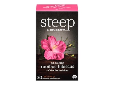 Steep Herbal Tea Bags, 20/Box (17713)