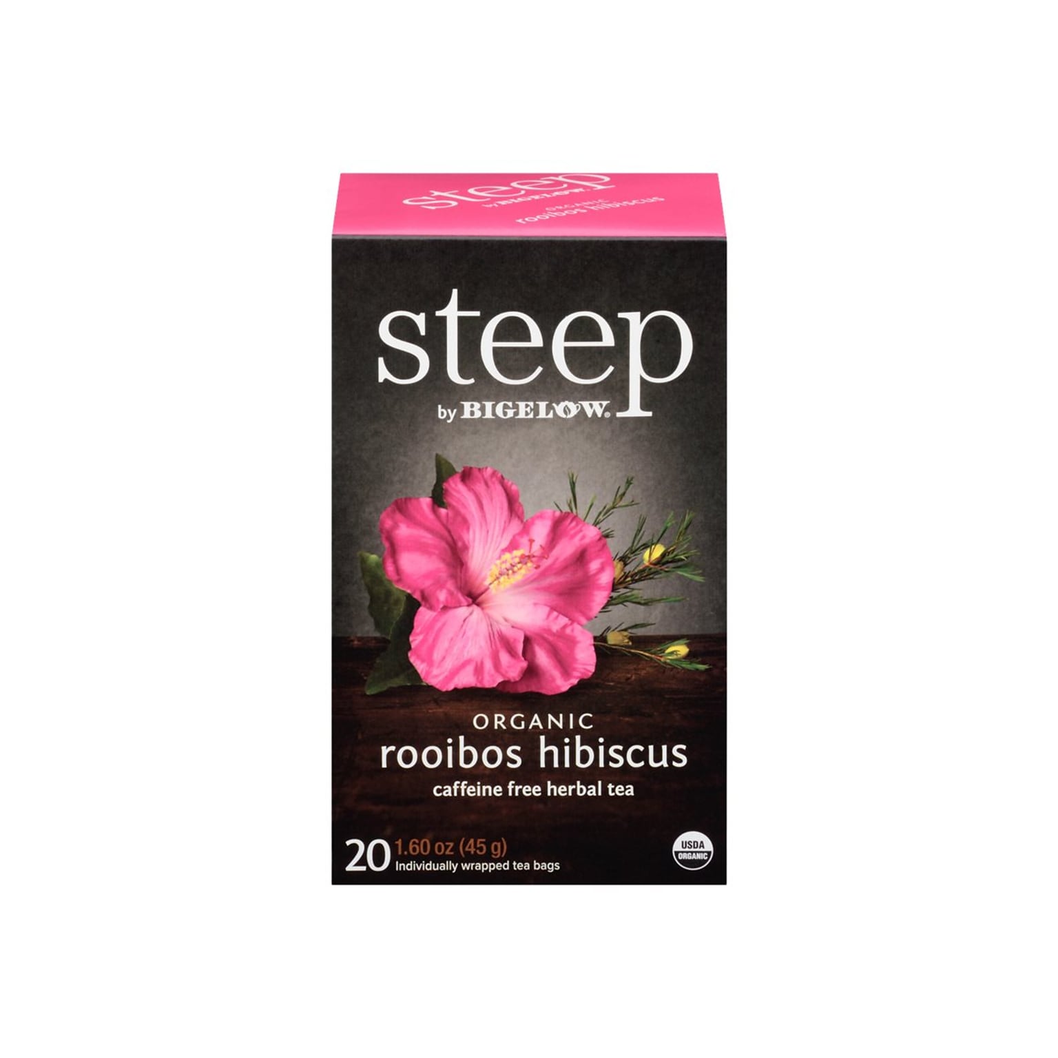 Steep Herbal Tea Bags, 20/Box (17713)