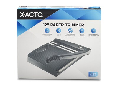 X-ACTO 12" Guillotine Trimmer, Black (26232)