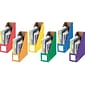 Bankers Box 12.88" x 4.25" x 11.38" Cardboard Magazine File, Assorted Colors, 6/Pack (3381901)