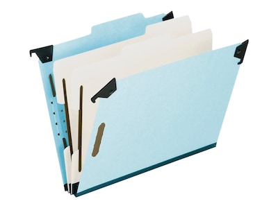 Pendaflex Classification Hanging File Folders, 1/3-Cut Tab, Legal Size, Blue, 10/Box (PFX 59352)