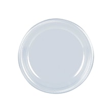 Amscan Plastic Plates, Clear, 50/Pack, 3 Packs (630730.86)