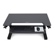 Ergotron WorkFit-TL 38W Adjustable Standing Desk Converter, Black/Dark Gray (33-406-085)