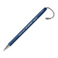 MMF Industries Secure-A-Pen Counter Top Pen, Medium Point, Blue Ink (28708)
