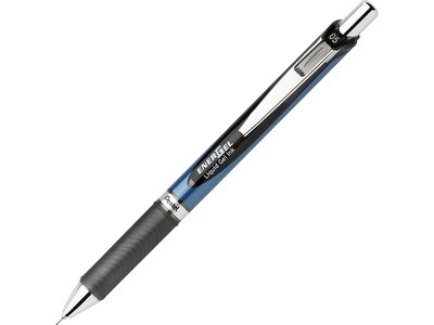 Pentel EnerGel RTX Retractable Gel Pens, Fine Point, 0.5mm, Black Ink, 3/Pack (BLN75BP3A)
