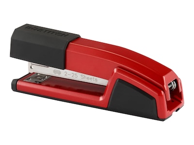 Bostitch Epic Desktop Stapler, 25 Sheet Capacity, Red (B777-RED)