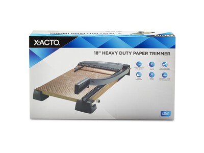 X-ACTO 18" Guillotine Trimmer, Maple/Black (26358)