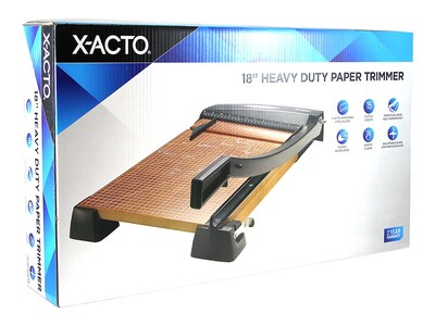 X-ACTO 18" Guillotine Trimmer, Maple/Black (26358)