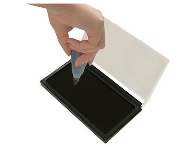 2000 Plus No.2 Felt Stamp Pad, Black Ink (090407)