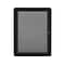 Ghent Ovation Fabric Enclosed Bulletin Board, Black Frame, 2H x 3W (OVK1-F91)