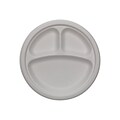 Dixie EcoSmart Fiber/Bagasse Plates, White, 50/Pack, 10 Packs/Carton (ES9PCOMP)E