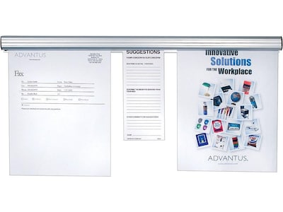 Advantus Grip-A-Strip Display Rail, 48”L x 1.5”H (2010)