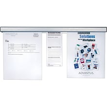 Advantus Grip-A-Strip Display Rail, 24”L x 1.5”H (2000)