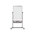 MasterVision Evolution Lacquered Steel Dry-Erase Whiteboard, Aluminum Frame, 4 x 3 (BVCQR5203)