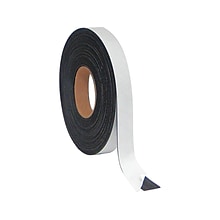 MasterVision Magnetic Self Adhesive Tape, 1W x 600L, Black (FM2021)