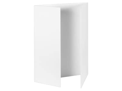 Pacon Foam Display, 4 x 3, Matte White, 12/Carton (3861)