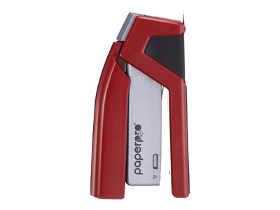 InJoy Spring-Powered Compact Stapler, 20-Sheet Capacity, Red (ACI1511)