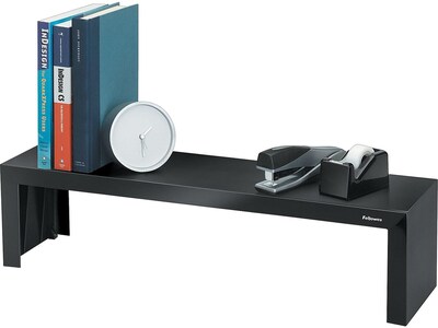 Fellowes Designer Suites Desk Shelf, Holds Up to 30 lbs., Black (8038801)