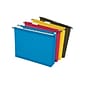 Pendaflex SureHook Reinforced Extra Capacity Hanging File Folders, Letter Size, Assorted Colors, 4/Pack (PFX 09213)