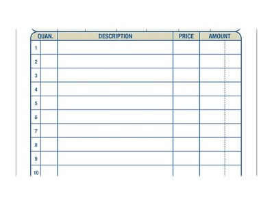 Adams 3-Part Carbonless Sales Orders, 7.19"L x 4.19"W, 50 Sets/Book (TC4705)