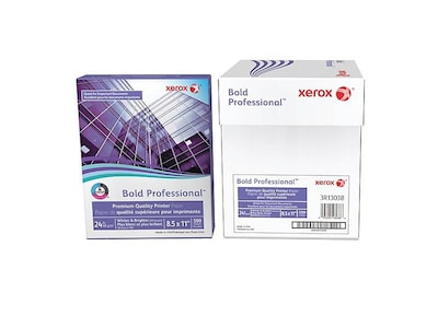 Xerox Bold Digital Bond Paper, 28 lbs., 8.5 x 11, 100 Brightness, 500  Sheets/Ream (3R11760)