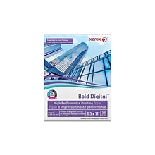 Xerox Bold Digital 8.5 x 11 Bond Paper, 28 lbs., 100 Brightness, 500 Sheets/Ream (3R11760)