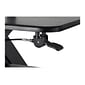 Mount-It! 24"W Manual Adjustable Standing Desk Converter with Dual Monitor Mount, Black (MI-7914)