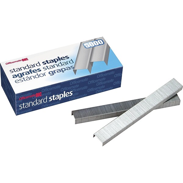 Quill Brand® Standard Staples, 1/4Leg Length, 5,000/Box (35065)