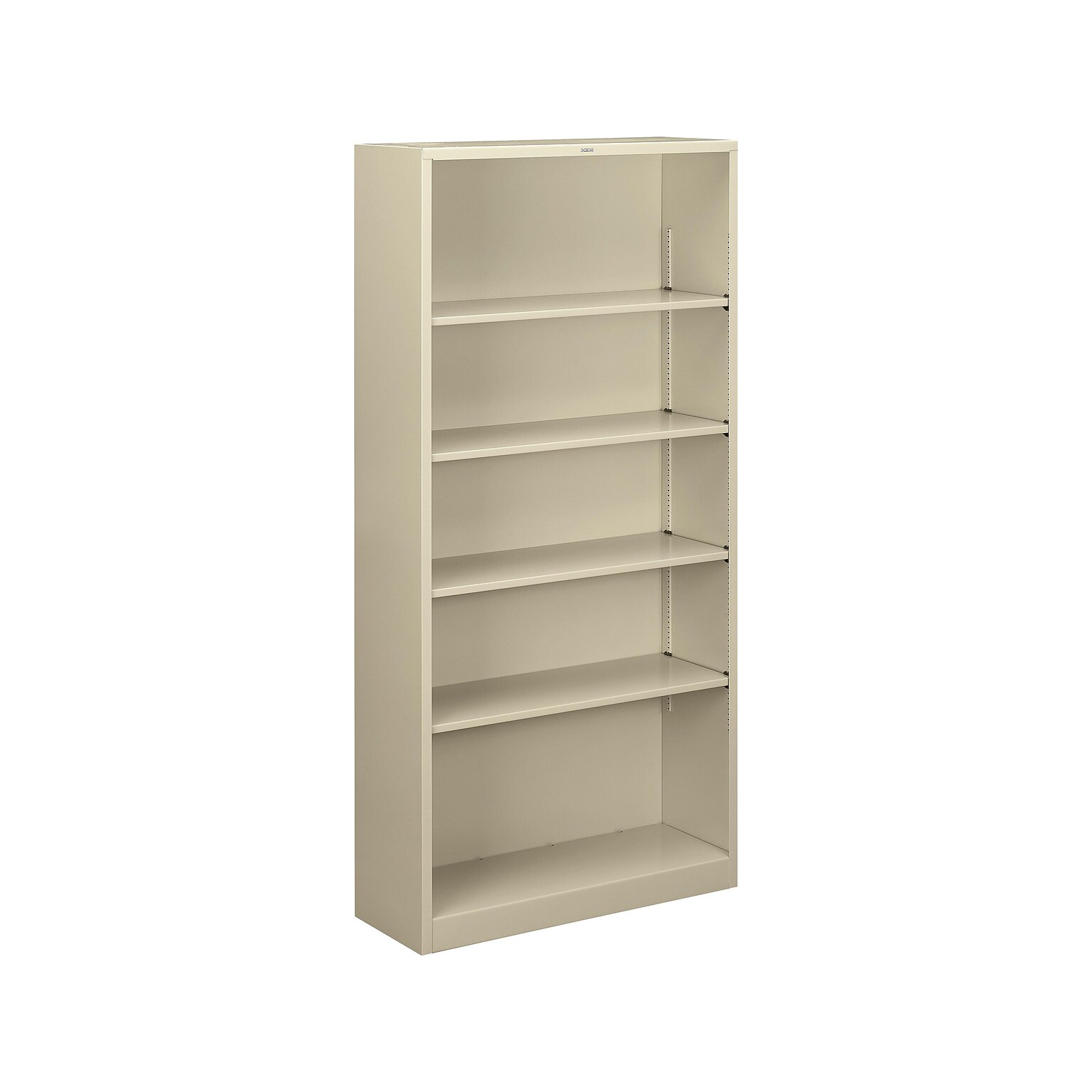 HON Brigade 5-Shelf 71H Bookcase, Putty Steel (HS72ABCL)