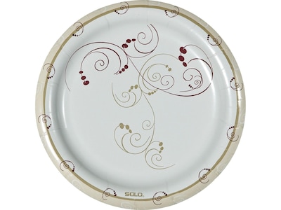 Solo Bare® Eco-Forward® Paper Plates, 6, Symphony, 125/Pack (MP6-J8001)