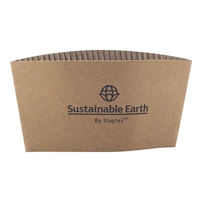 Sustainable Earth by Stes Paper Sleeves, Brown, 500/Pack (SEB40132-CC)