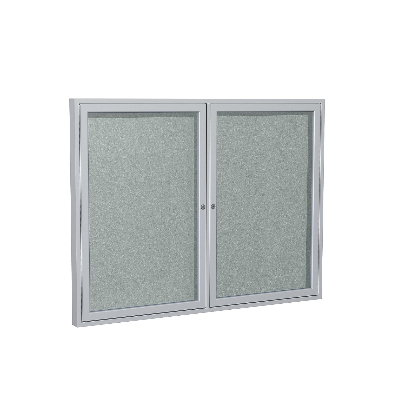 Ghent Vinyl Enclosed Bulletin Board, Satin Frame, 3H x 4W (PA23648VX-193)