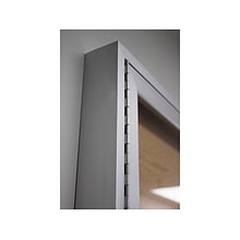 Ghent Cork Enclosed Bulletin Board, Aluminum Frame, 3H x 2W (PA13624K)